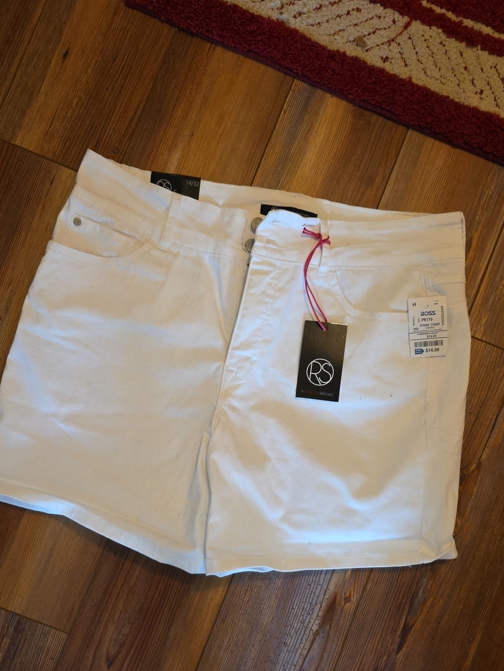 White RS Casual Stretch Skort